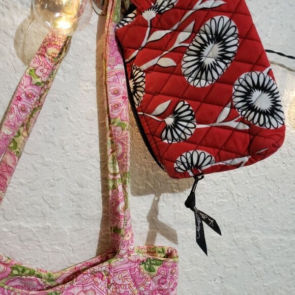 Vera Bradley Mix Print Bundle Bag & Makeup Case - Picture 3 of 7